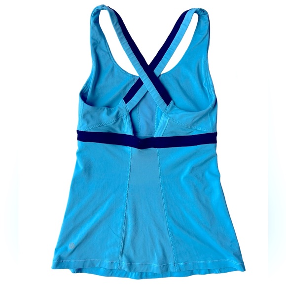 Lululemon Stuff Your Bra Blue Navy Tank Top - Picture 4 of 9